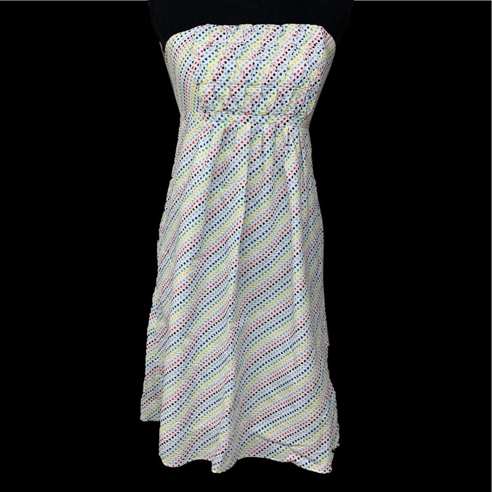Lily Pulitzer Strapless Polkadot dress 6